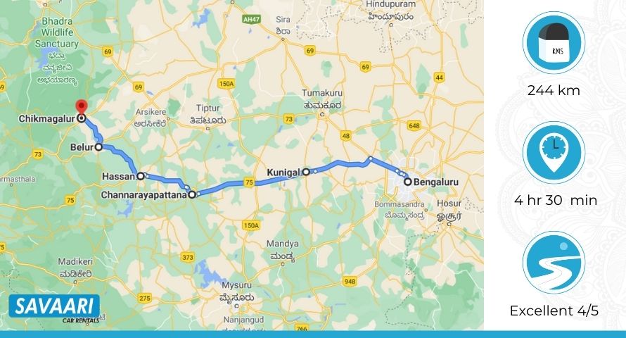 bangalore to chikmagalur road trip plan
