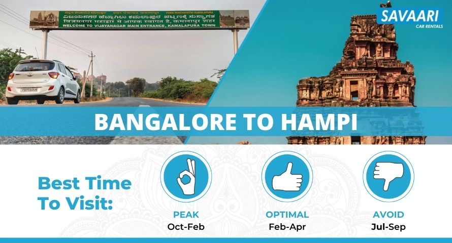 Bangalore to Hampi Distance - Time, Routes & Useful Travel Information