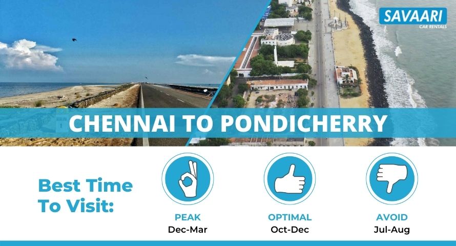 Chennai to Pondicherry by road