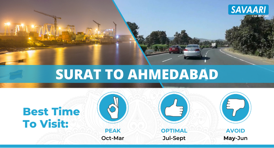 Surat to Ahmedabad by Road – Distance, Time and Useful Travel Information