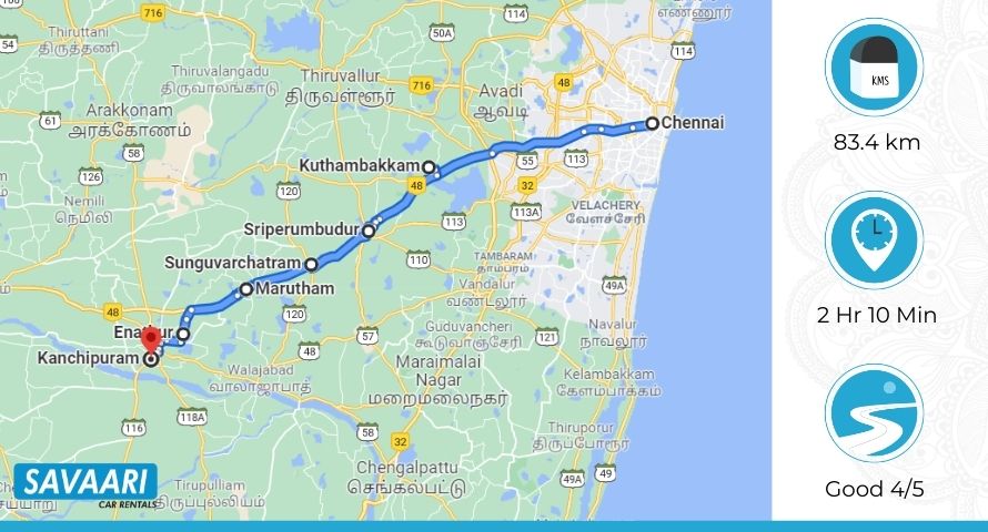 chennai-kanchipuram-route2