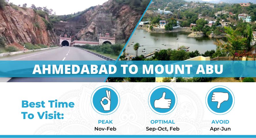 ahmedabad to mount abu by road