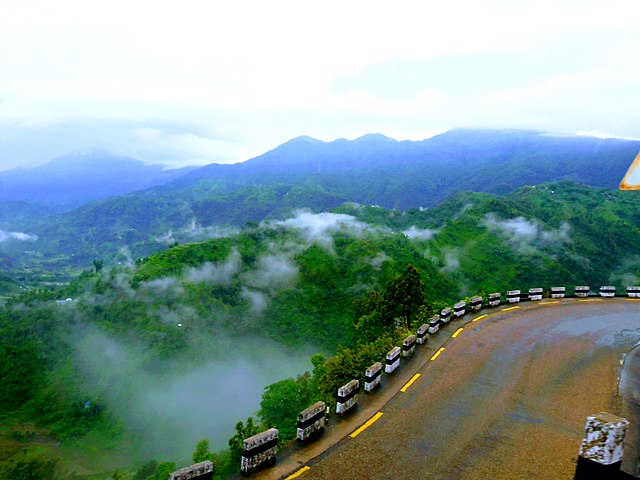 The scenic road from shillong to cherrapunjee