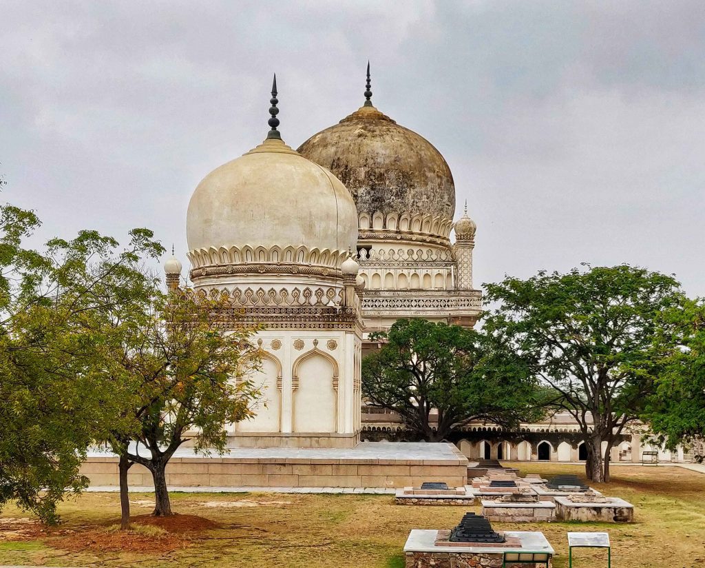 The Qutub Shahi Tombs in Hyderabad. 