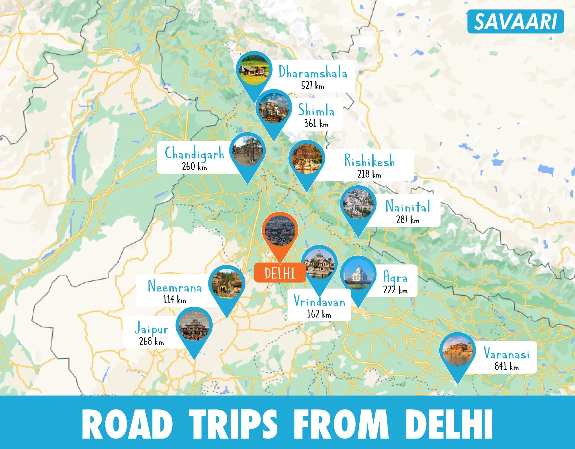 Places to visit near Delhi