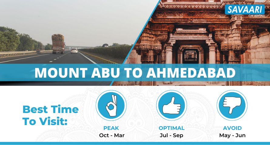 Mount Abu to Ahmedabad