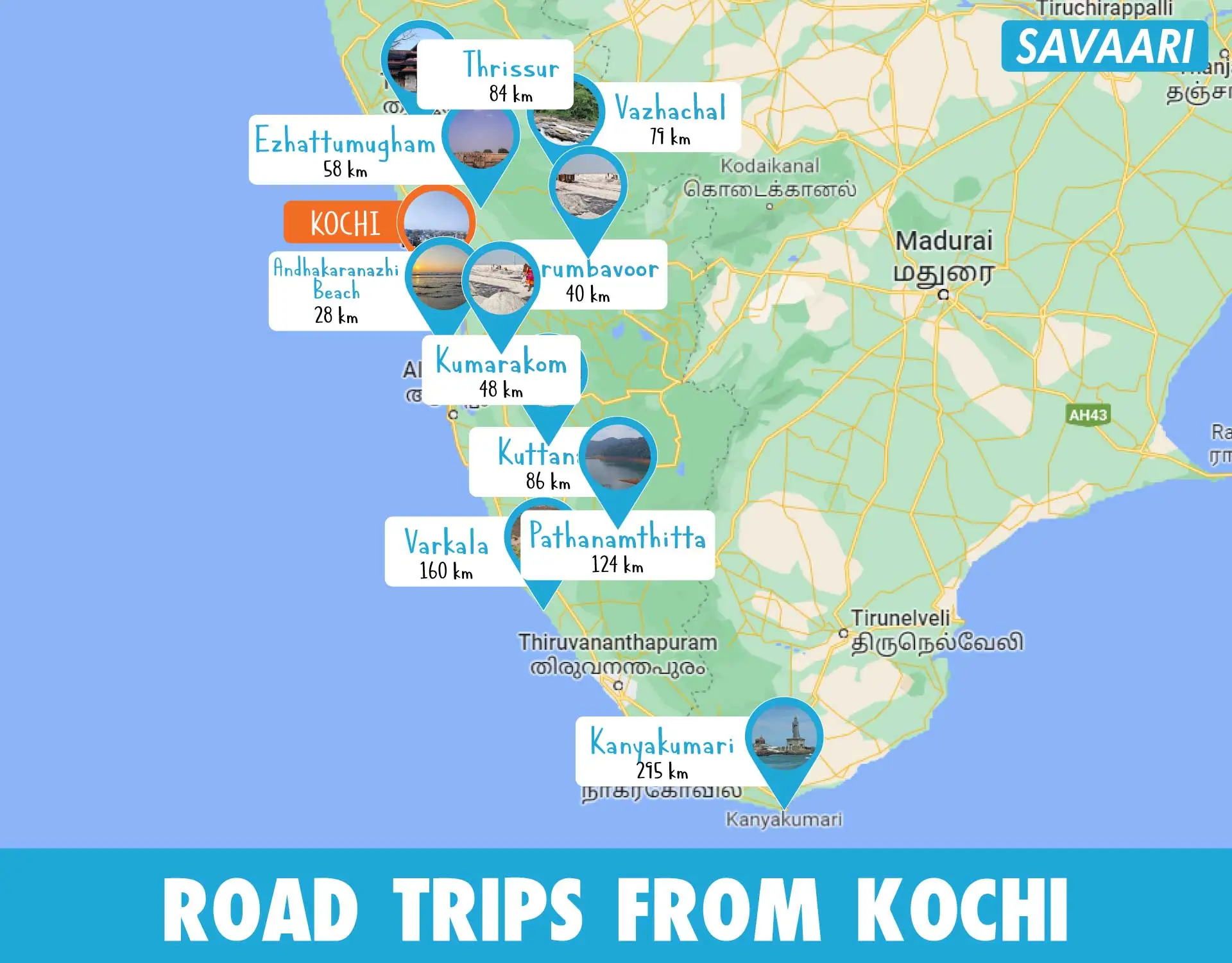 Places to visit near Kochi
